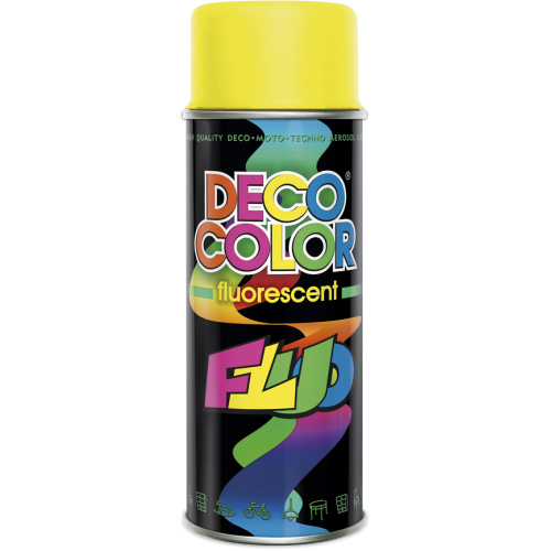 Deco Color-Flouresent Yellow 400ml - Deco Color Ireland