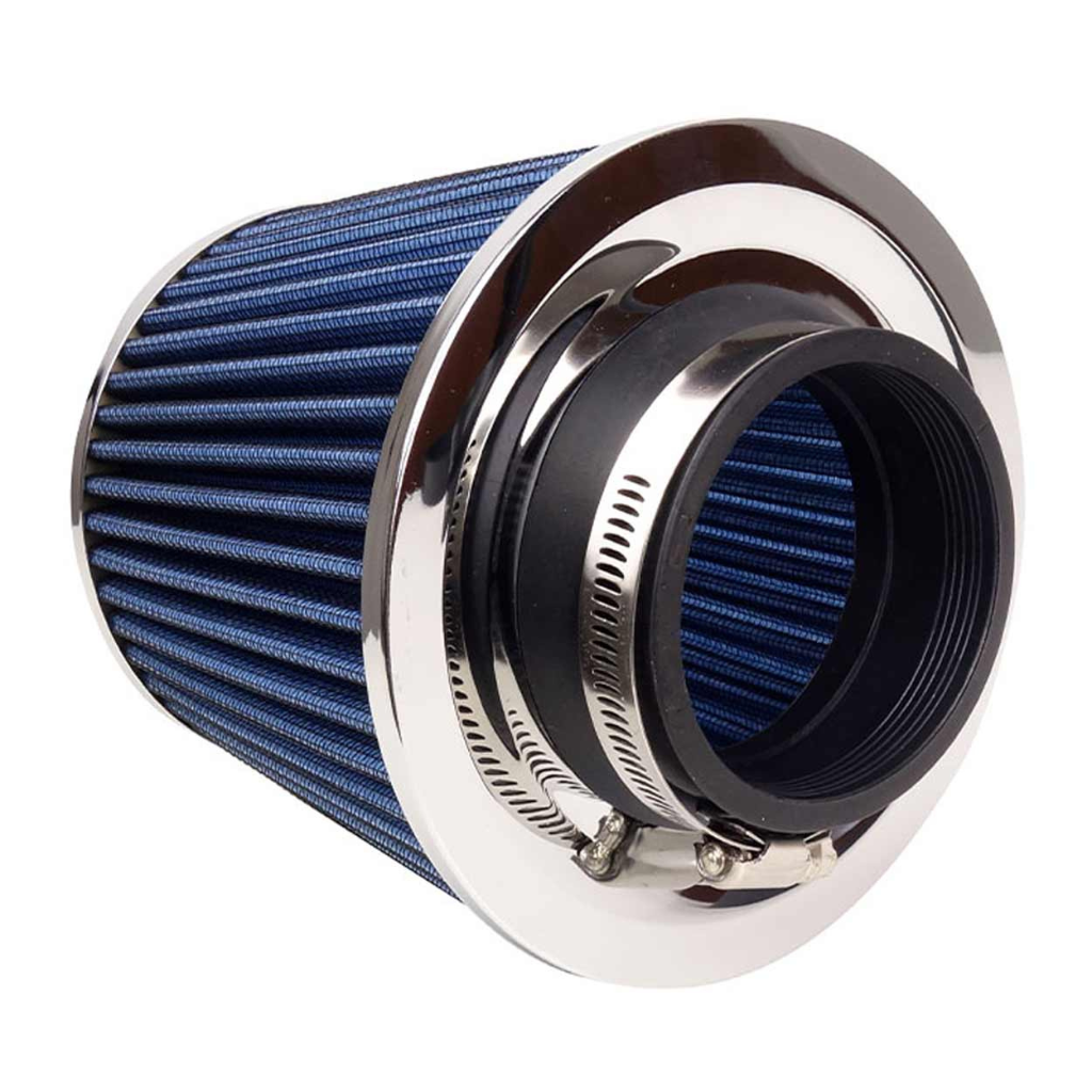 Stainless steel air breather induction filter universal fit