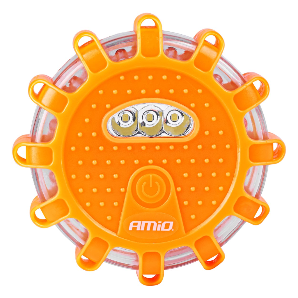 Warning Beacon 12 Red LED 4 Pack Magnetic Road Marker Waterproof 9 Modes