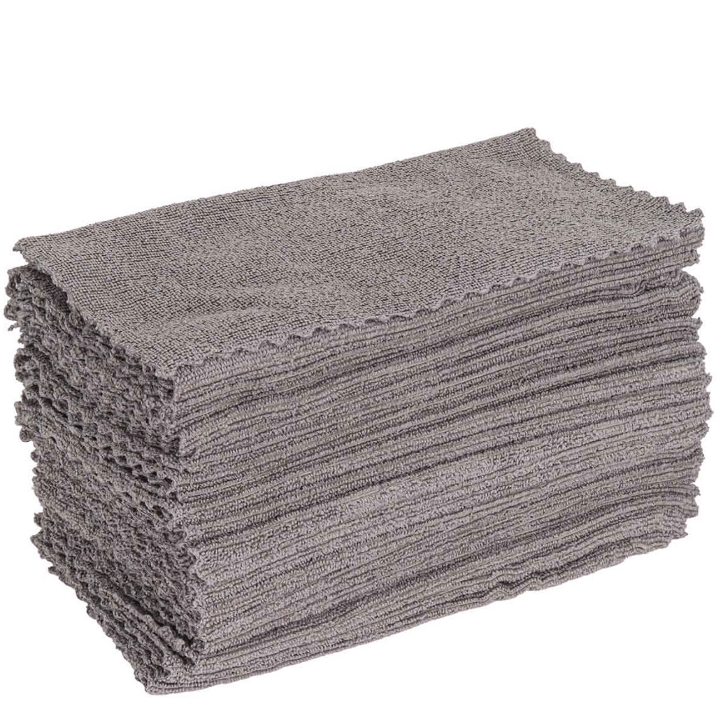 Car Detailing Microfiber Cloth Set – 50 Pack Dipenser (210GSM, 30×30cm)