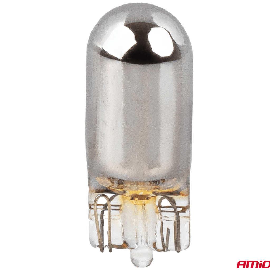 LumiTec W5W / WY5W Chrome Halogen Capless 501 Bulbs – 12 V, 5 W (Pack of 2)