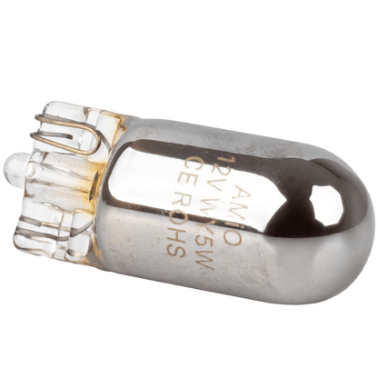 LumiTec W5W / WY5W Chrome Halogen Capless 501 Bulbs – 12 V, 5 W (Pack of 2)