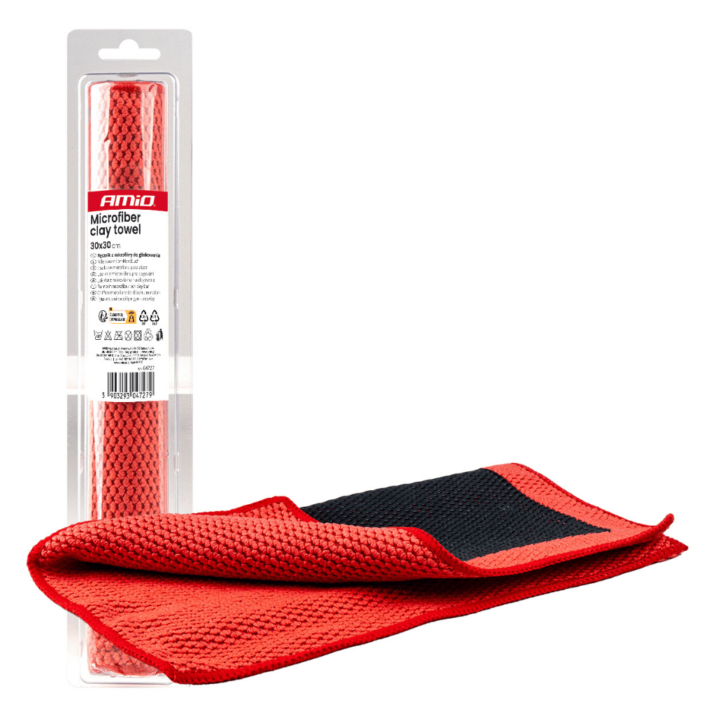 Microfiber Clay Towel 30×30 cm Vehicle Bodywork Cleaning After Claying