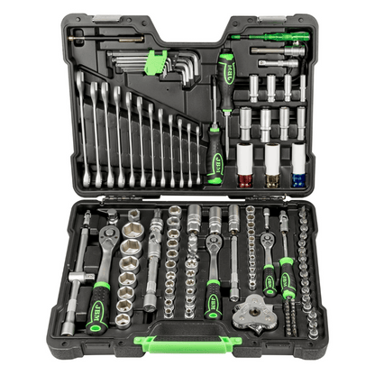 132-Piece Tool Case Socket Set With Hexagonal Sockets – Your Ultimate Toolkit