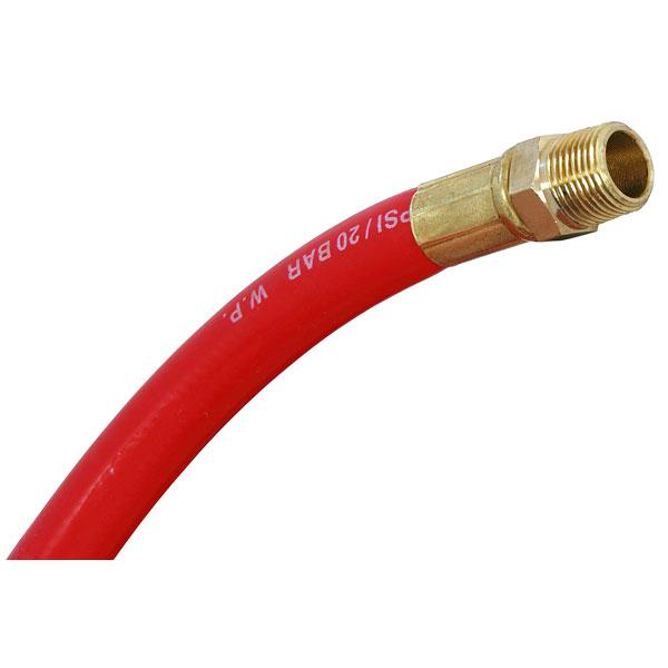 15M 50ft AirLine Rubber Hose Air Line Compressor Tools 1/4