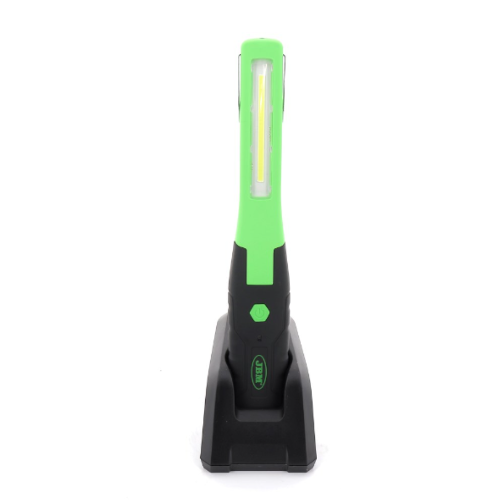 LED COB Hand Lamp 170lm Torch With Charging Base Swivel Top Magnetic Strip