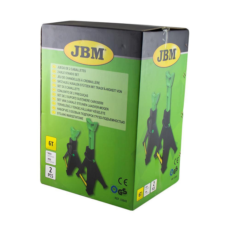 JBM-53845 2 Axle Stands Set 6 Ton Addistional Image 3