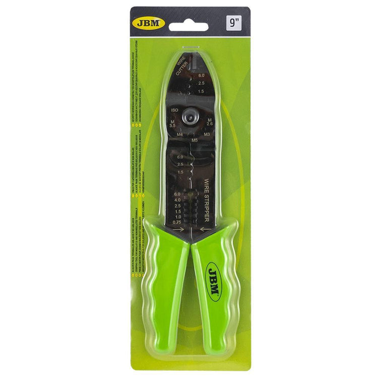 JBM-53932 Crimping Tool for Insulated And Non-Insulated Terminals 9" Addistional Image 3