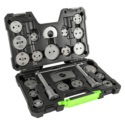 23‑Piece Brake Pistons Rewinding Tool Set – Brake Caliper Piston Compressor Kit