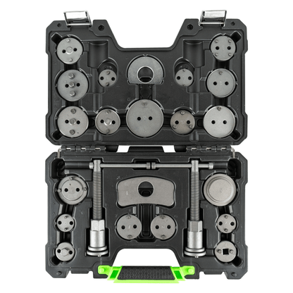 23‑Piece Brake Pistons Rewinding Tool Set – Brake Caliper Piston Compressor Kit