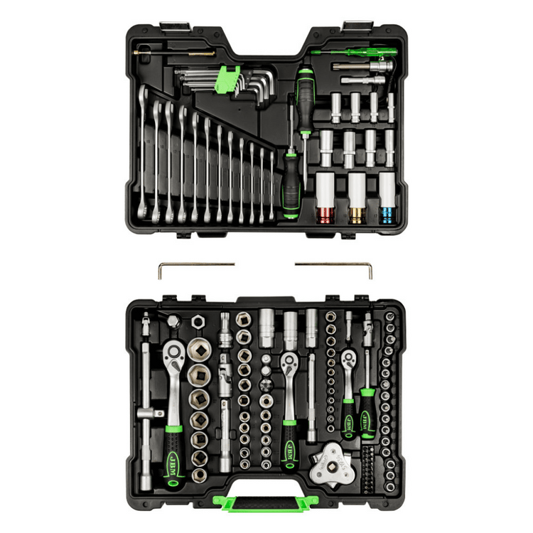 132-Piece Tool Case Socket Set With Hexagonal Sockets – Your Ultimate Toolkit