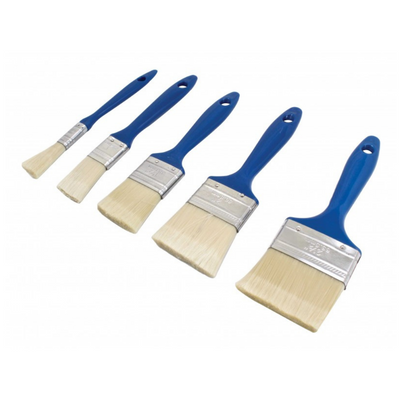 5pc paint brush set 1/2 1 1-1/2 2 200mm long