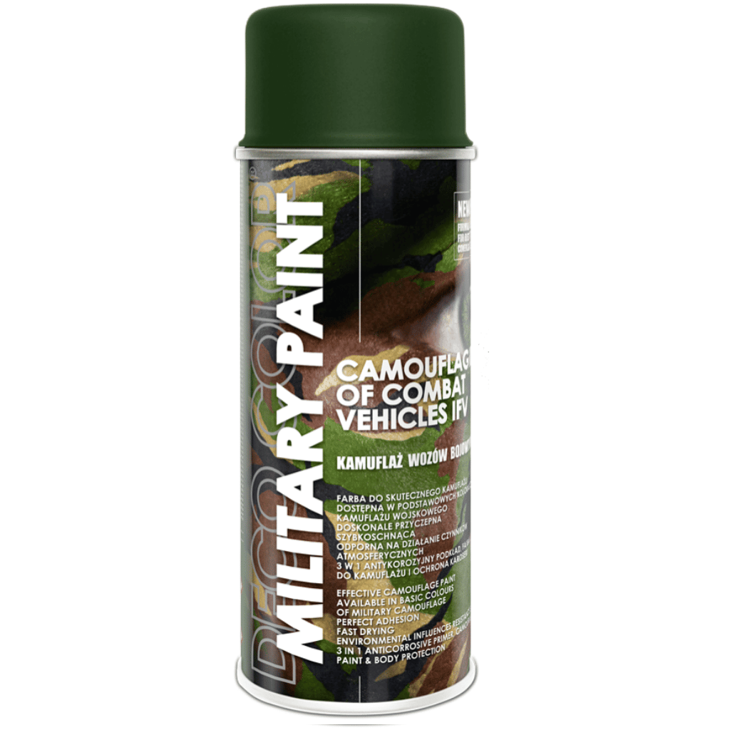 Deco Color-Military Spray Paint Aerosol Anti Reflective Camouflage 400ml