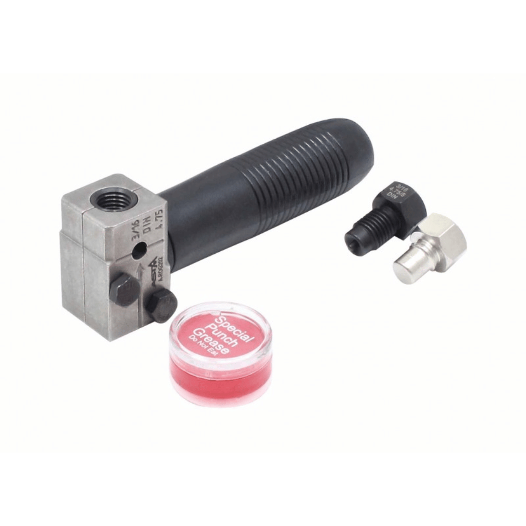 On Vehicle Brake Line Pipe Flaring Tool Set Universal SAE DIN