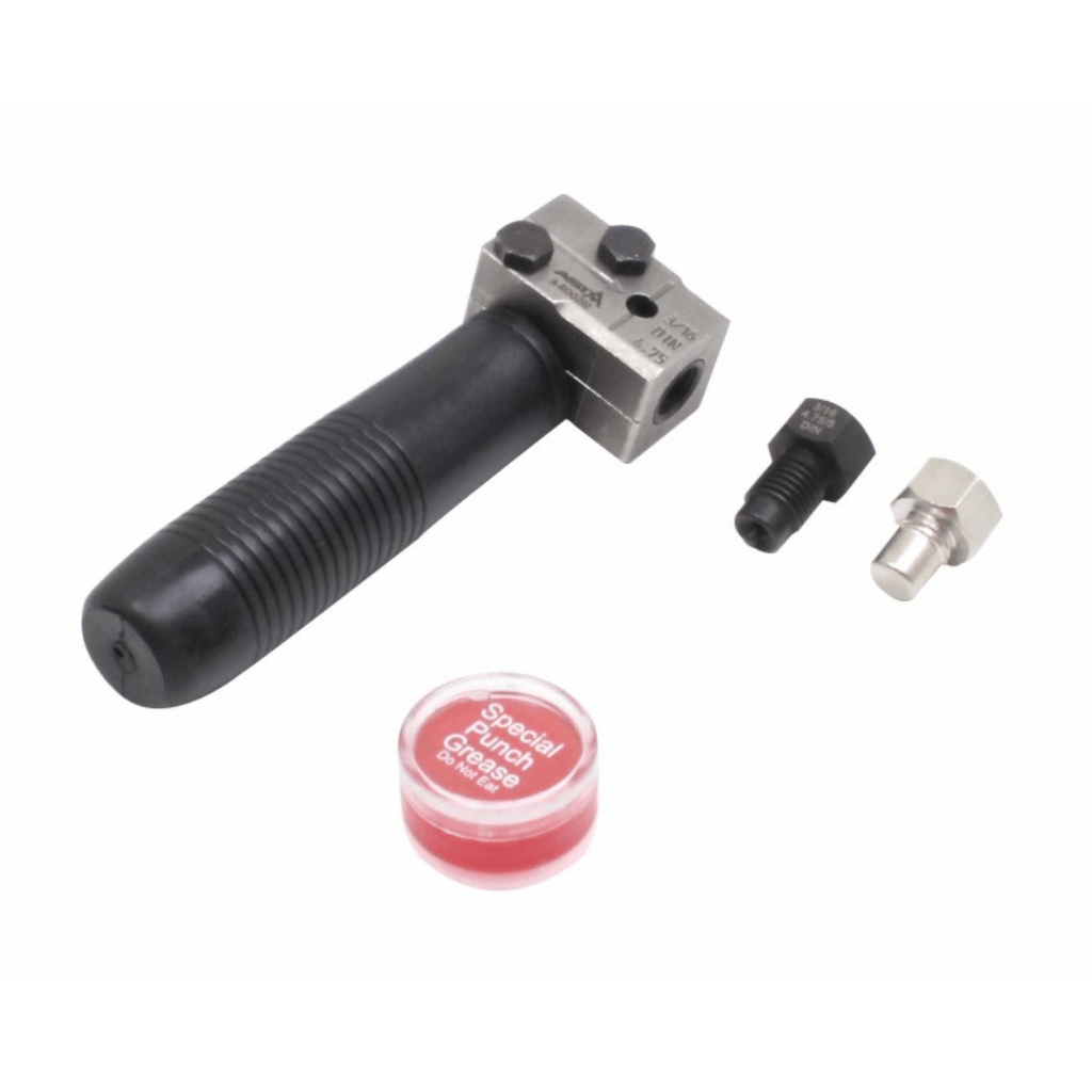 On Vehicle Brake Line Pipe Flaring Tool Set Universal SAE DIN