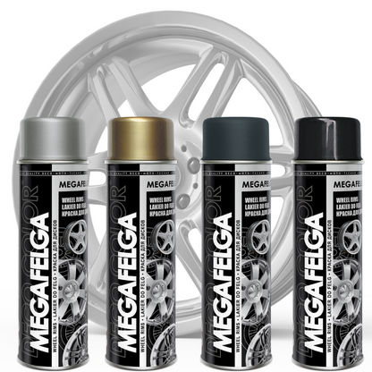 Deco Color-All 4 Alloy Wheels Refurbishing Mega Deluxe Kit 5 Colors