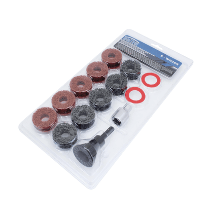 14-Piece Automotive Hub & Brake Disc Cleaner Set For Removing 