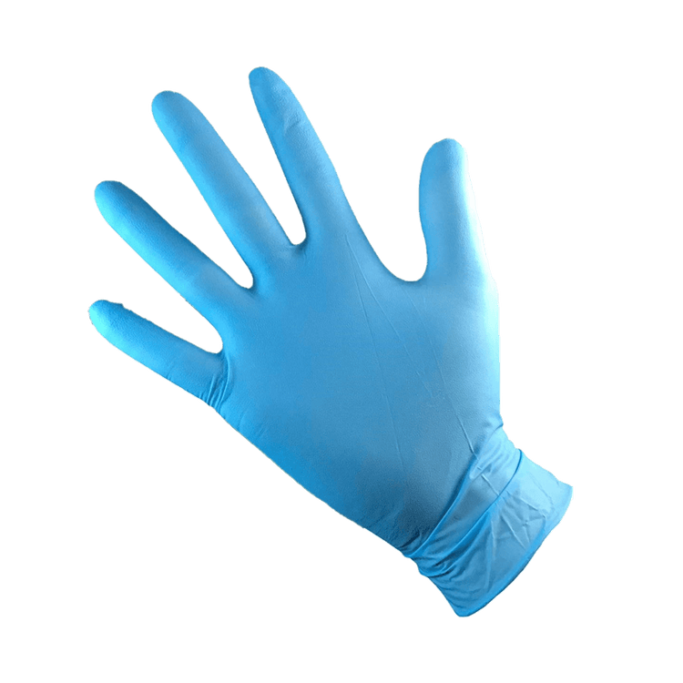 Blue Nitrile Gloves Heavy Duty Box of 100