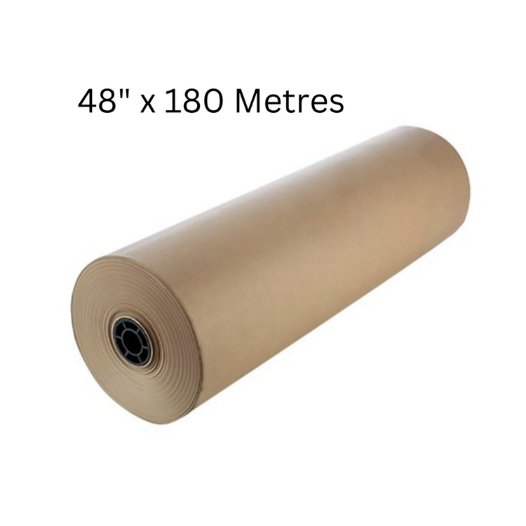 Brown masking paper 48 x 180m