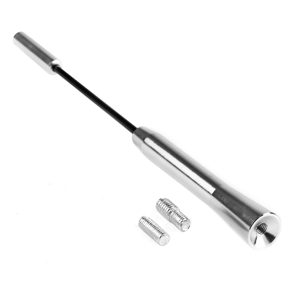Car Radio Aerial Mast Aluminum 200mm With 5mm & 6mm Adaptors