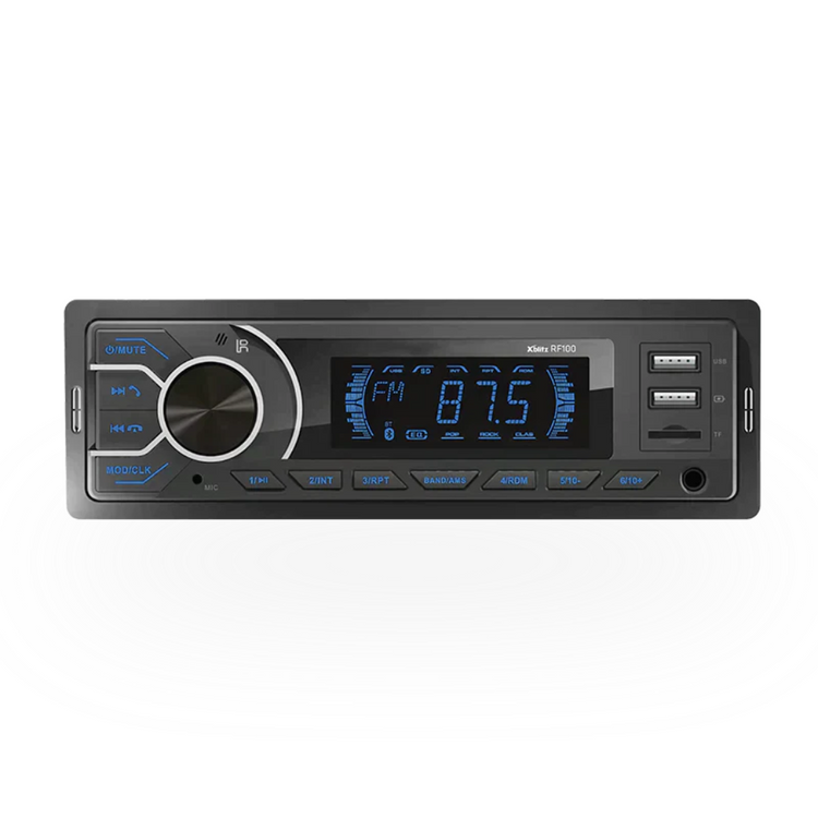 Car Radio Stereo FM Bluetooth Micro SD USB Hands Free With Remote Control - Sweeney Motor Factors