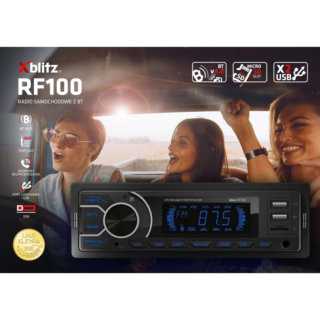 Car Radio Stereo FM Bluetooth Micro SD USB Hands Free With Remote Control - Sweeney Motor Factors