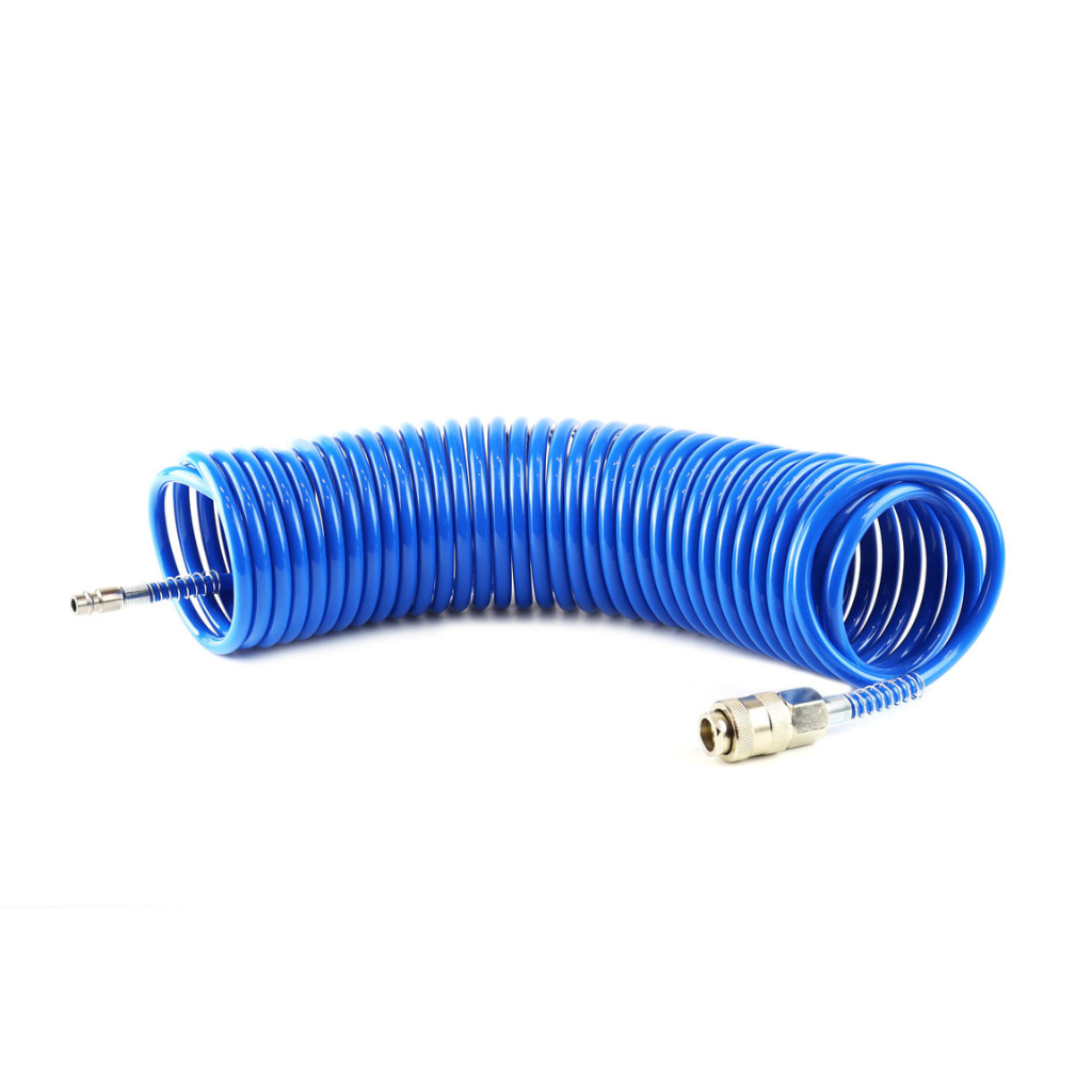 Coiled Airline Hose 8mm x 10 Metre - air tools