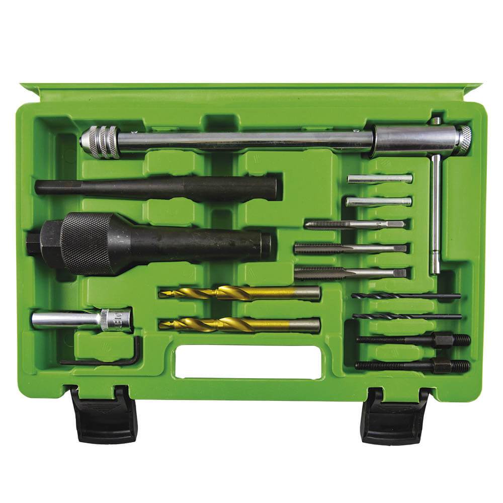 Damaged Heater Glow Plug Removal Remover Extractor Tool Set