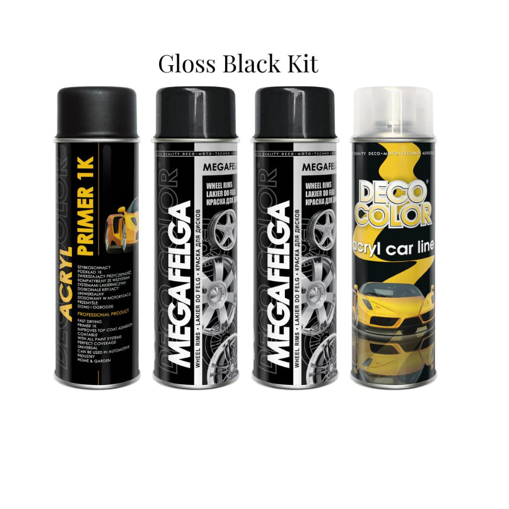 Deco color-all 4 alloy wheels refurbishing mega deluxe kit