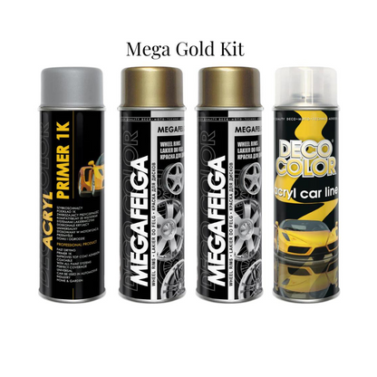 Deco color-all 4 alloy wheels refurbishing mega deluxe kit