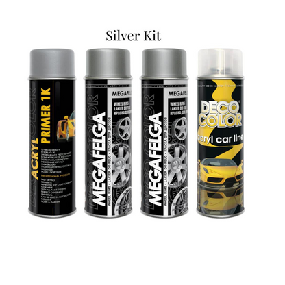 Deco color-all 4 alloy wheels refurbishing mega deluxe kit