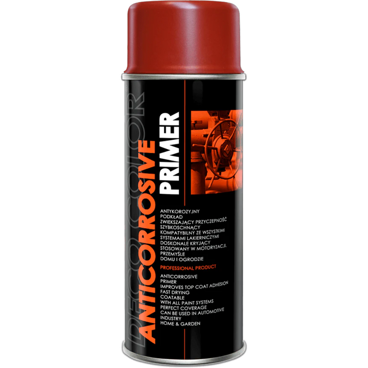 Deco Color-Anticorrosive Primers Black White Grey Red 400ml