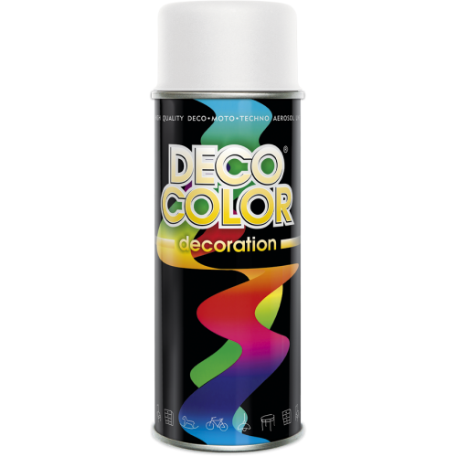 Decoration Universal Spray Paint 400ml Matt White - Deco Color Ireland