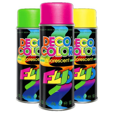 Deco Color-Florescent High Visibility Spray Paint 400ml 7
