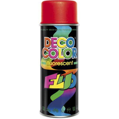 Deco Color-Flouresent Red 400ml - Deco Color Ireland