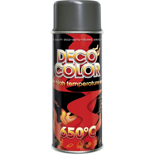 High Temperature Heat Resistant Spray Paint 400ml Anthracite - Deco Color Ireland