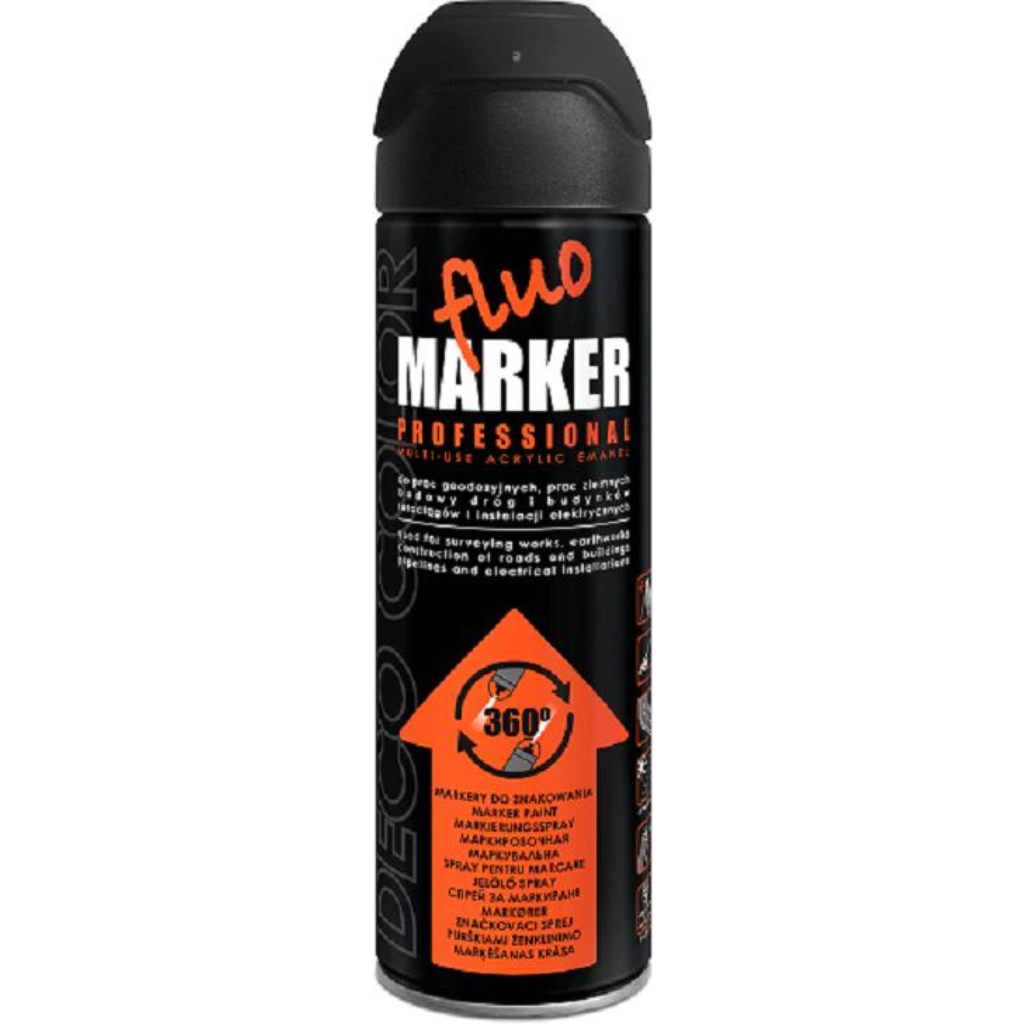 FluoMarker Line Marker – High-Visibility Fluorescent Marking Spray for Professional Use