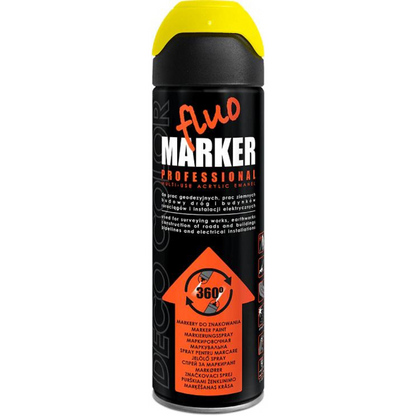 FluoMarker Line Marker – High-Visibility Fluorescent Marking Spray for Professional Use