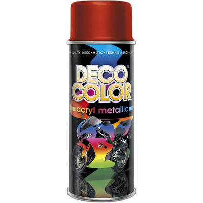 Deco Color-Metallic Spray Paint In 7 Colours 400ml - Redish