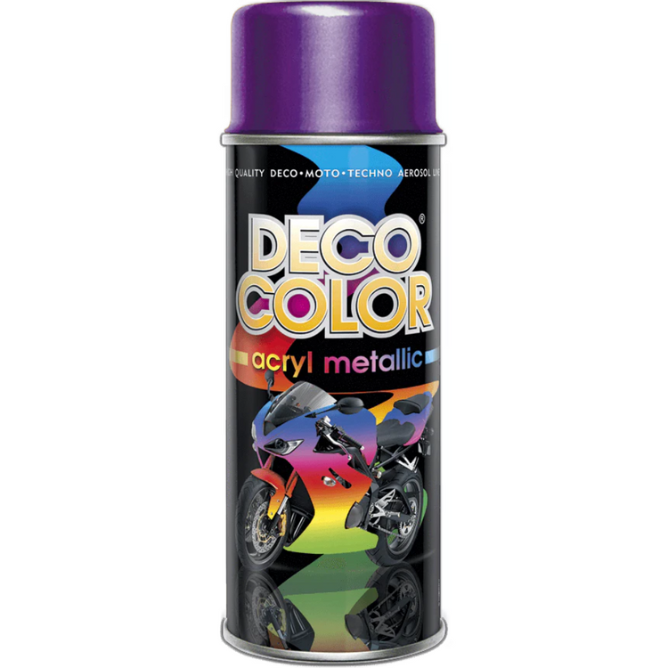 Deco Color-Metallic Spray Paint In 7 Colours 400ml - Voilet