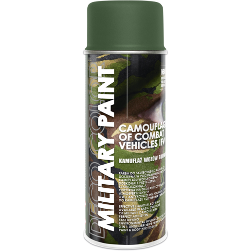 Military Spray Paint Anti Reflective Camouflage 400ml Olive Green - Deco Color Ireland