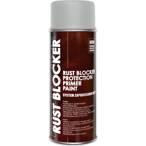 Deco Color-Rust Blocker Adhesive Primer 400ml Light Grey - Deco Color Ireland