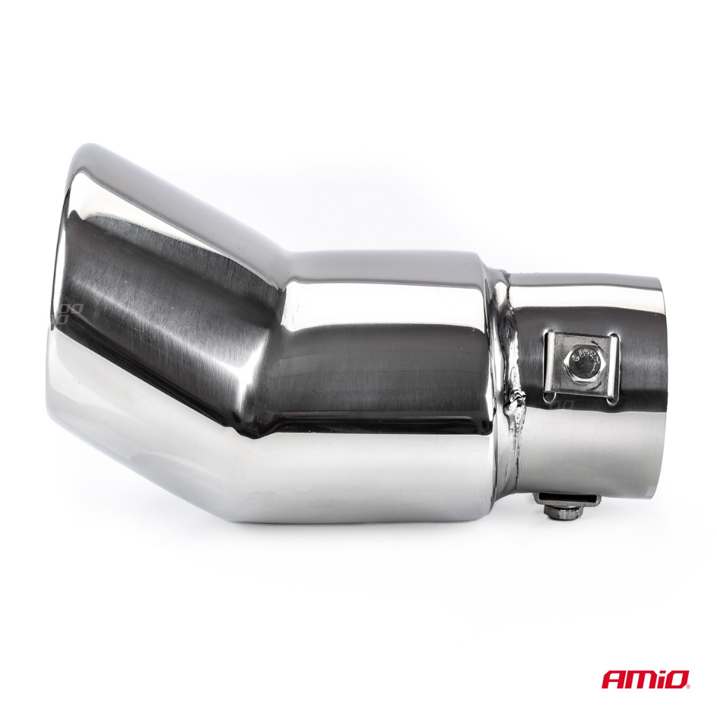Exhaust muffler tip stainless steel 35 - 46mm mounting