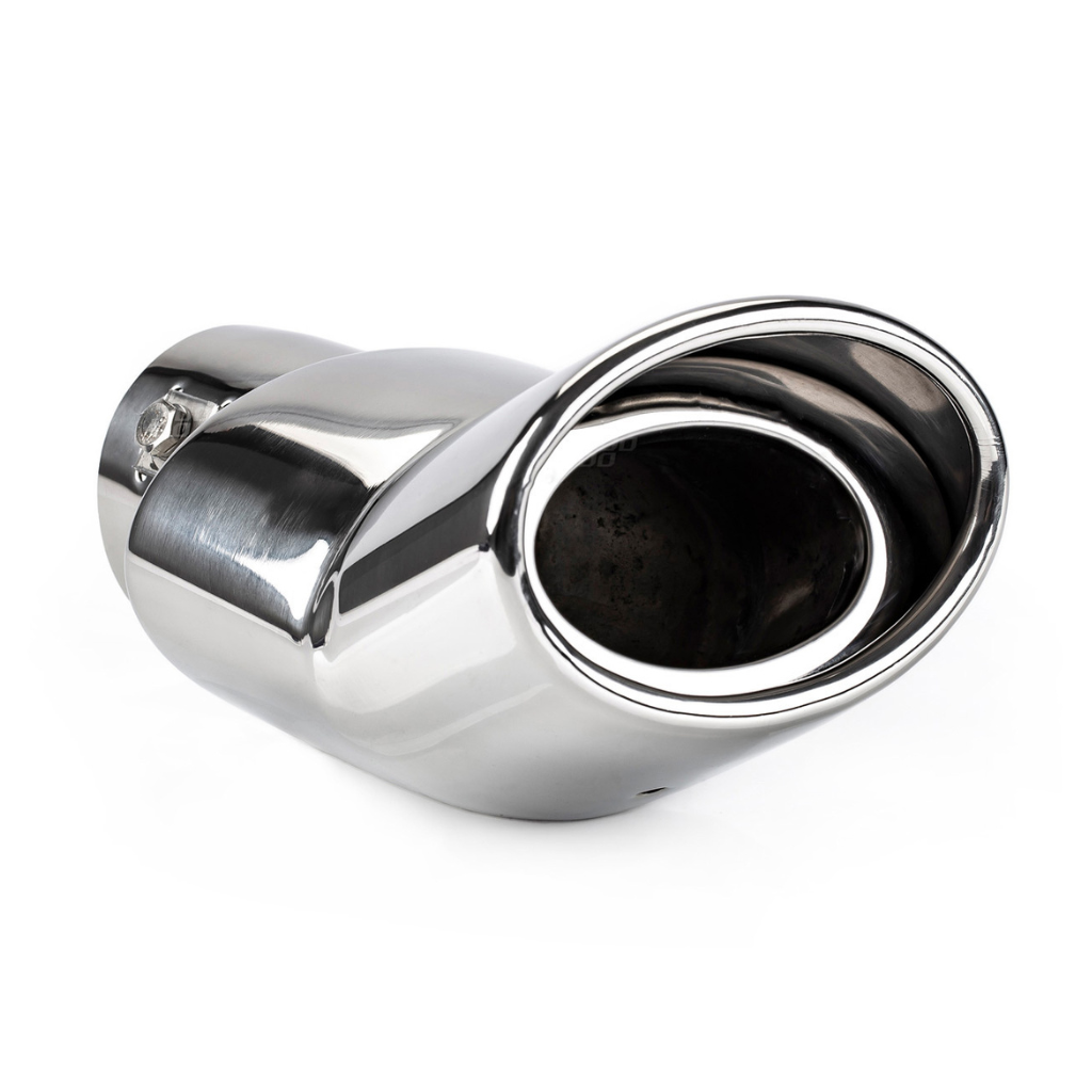 Exhaust muffler tip stainless steel 35 - 46mm mounting