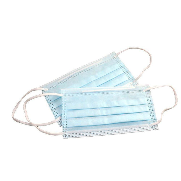 Face Mask 3 Layer Single Use Box Of 50 - Safety