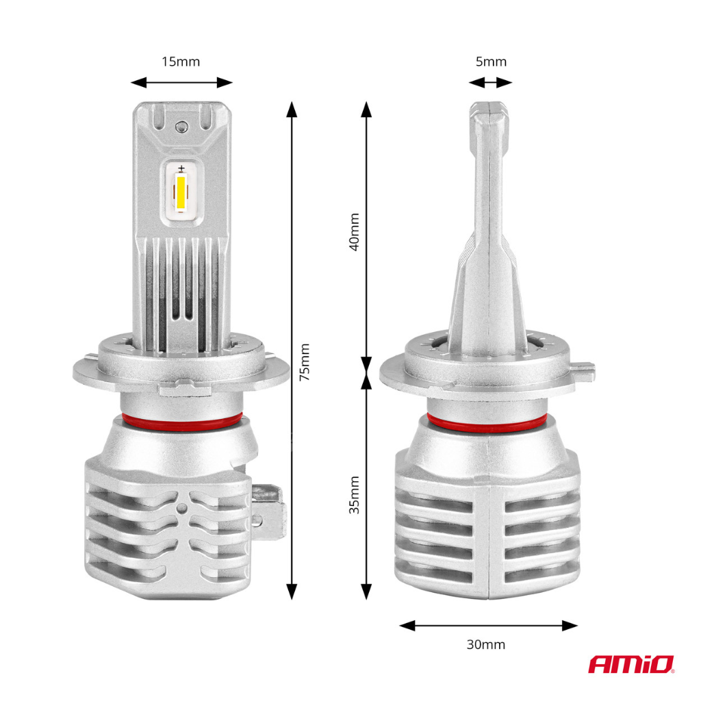 H7 LED Bulb 12v Super Bright 440 Lumen Pack Of 2 - Bulbs