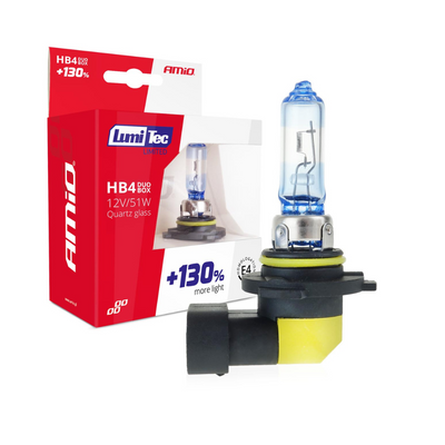 HB4 Bulb 12V 51W LumiTec 130% Brighter Pack Of 2