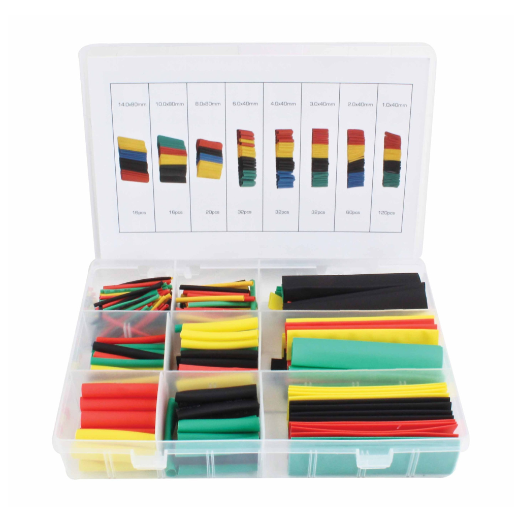 Heat shrink tube assortment 328pc
