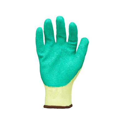 Heavy duty green gloves 1 pair