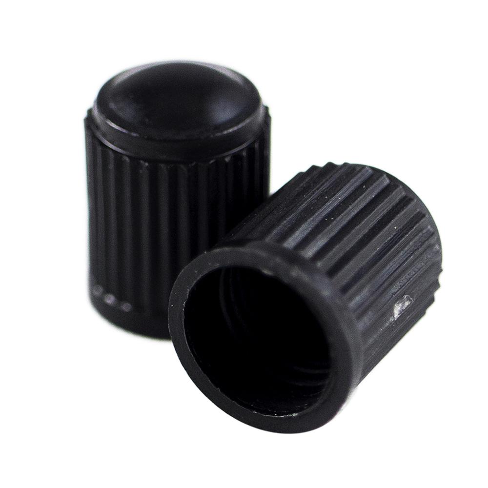 JBM-11902 Set Of 4 Black Plastic Caps for Valve Tire Additional View 4